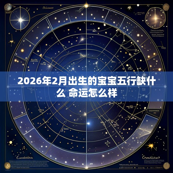 2026年2月出生的宝宝五行缺什么 命运怎么样