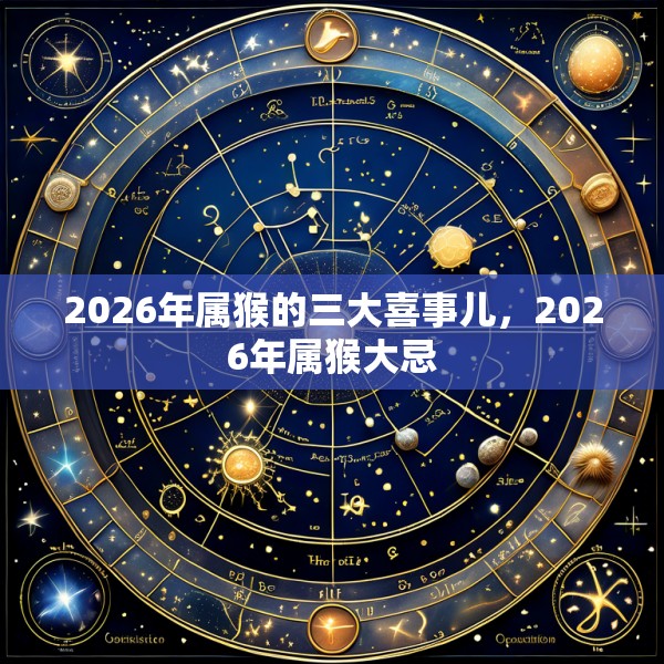 2026年属猴的三大喜事儿,2026年属猴大忌
