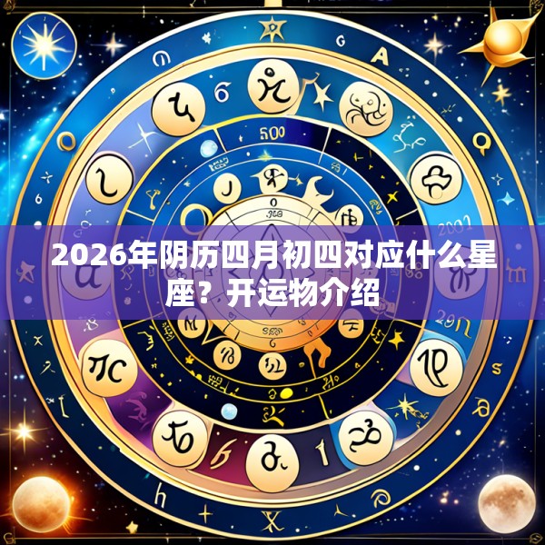 2026年阴历四月初四对应什么星座？开运物介绍