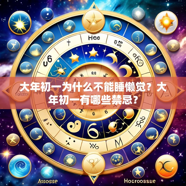 大年初一为什么不能睡懒觉？大年初一有哪些禁忌？
