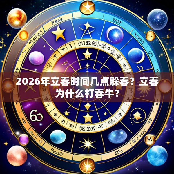 2026年立春时间几点躲春？立春为什么打春牛？