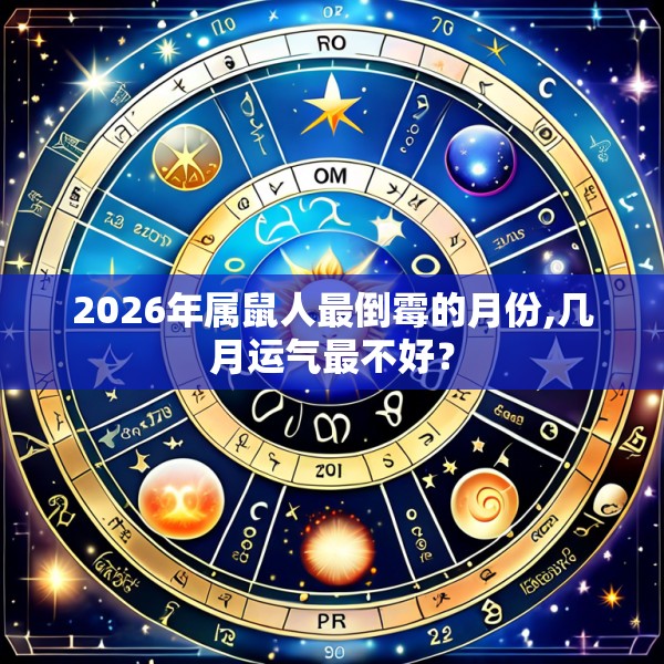 2026年属鼠人最倒霉的月份,几月运气最不好？
