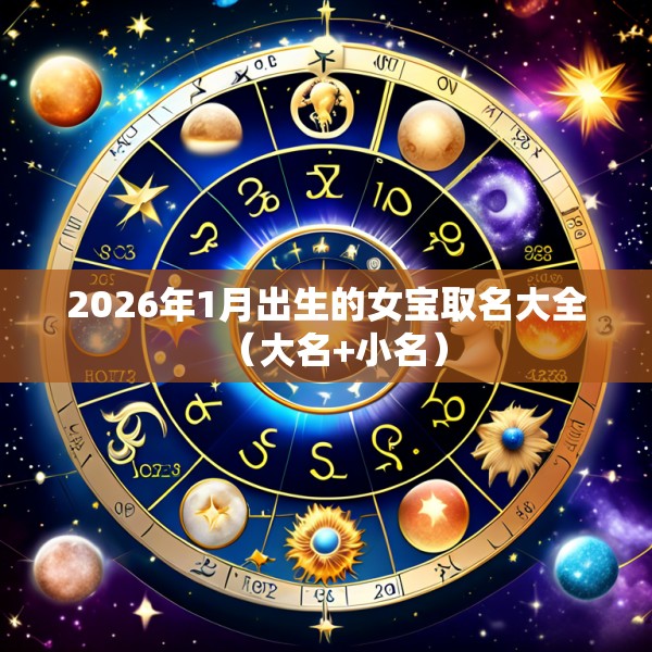 2026年1月出生的女宝取名大全（大名+小名）