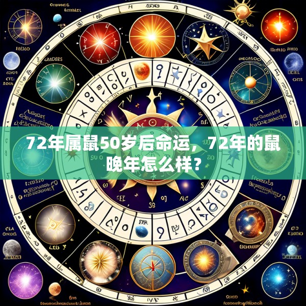 72年属鼠50岁后命运，72年的鼠晚年怎么样？