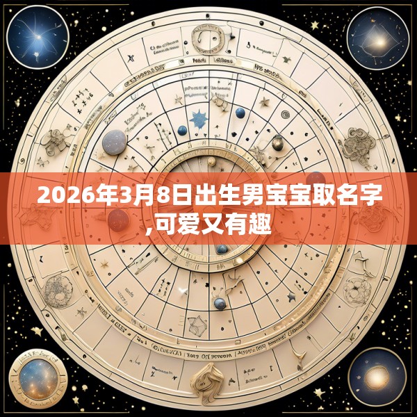 2026年3月8日出生男宝宝取名字,可爱又有趣