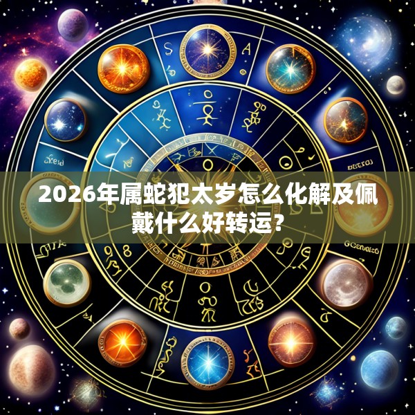 2026年属蛇犯太岁怎么化解及佩戴什么好转运?