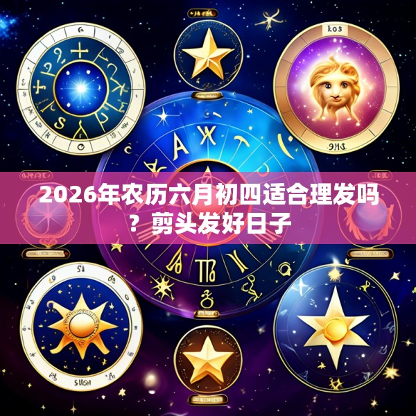 2026年农历六月初四适合理发吗？剪头发好日子