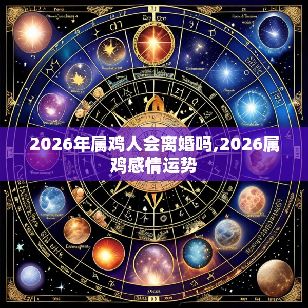 2026年属鸡人会离婚吗,2026属鸡感情运势