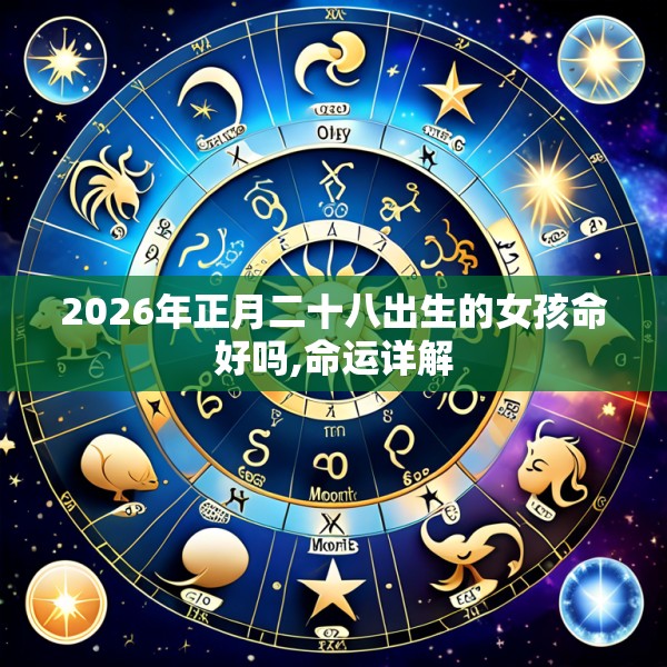 2026年正月二十八出生的女孩命好吗,命运详解