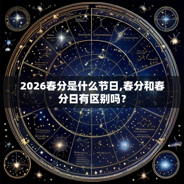 2026春分是什么节日,春分和春分日有区别吗?
