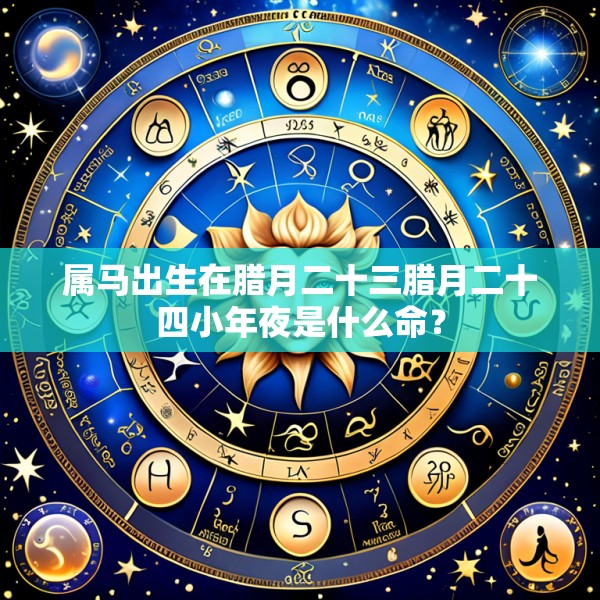 属马出生在腊月二十三腊月二十四小年夜是什么命？