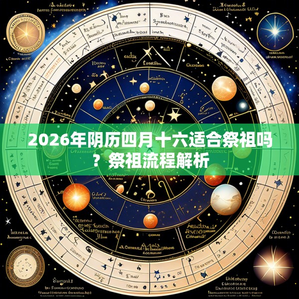 2026年阴历四月十六适合祭祖吗？祭祖流程解析