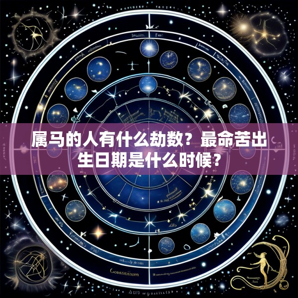 属马的人有什么劫数？最命苦出生日期是什么时候？