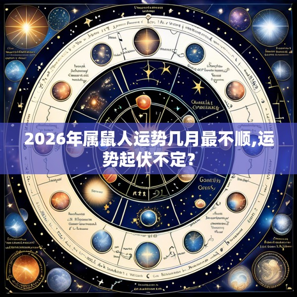 2026年属鼠人运势几月最不顺,运势起伏不定？