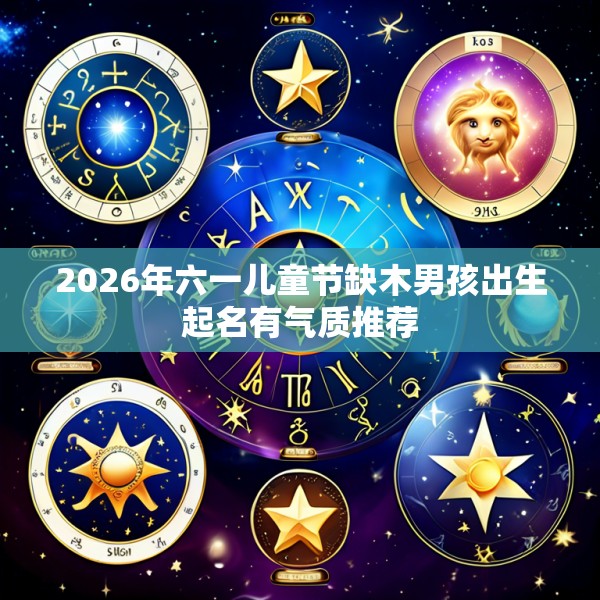 2026年六一儿童节缺木男孩出生起名有气质推荐