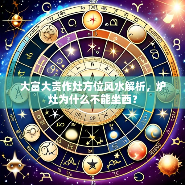大富大贵作灶方位风水解析，炉灶为什么不能坐西？