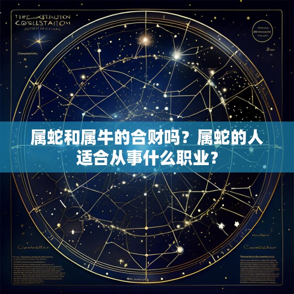 属蛇和属牛的合财吗？属蛇的人适合从事什么职业？