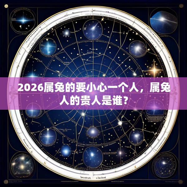 2026属兔的要小心一个人，属兔人的贵人是谁？