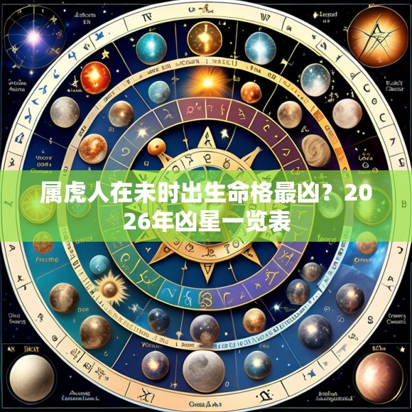 属虎人在未时出生命格最凶？2026年凶星一览表
