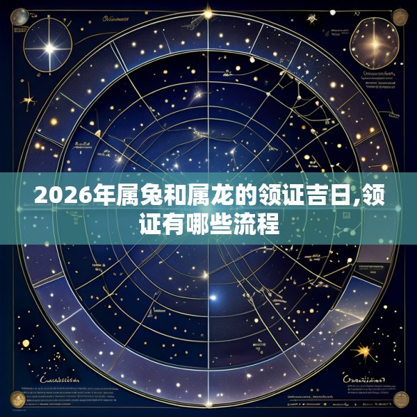 2026年属兔和属龙的领证吉日,领证有哪些流程