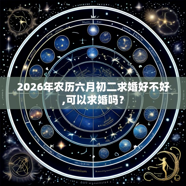 2026年农历六月初二求婚好不好,可以求婚吗？