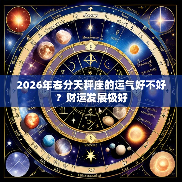2026年春分天秤座的运气好不好？财运发展极好