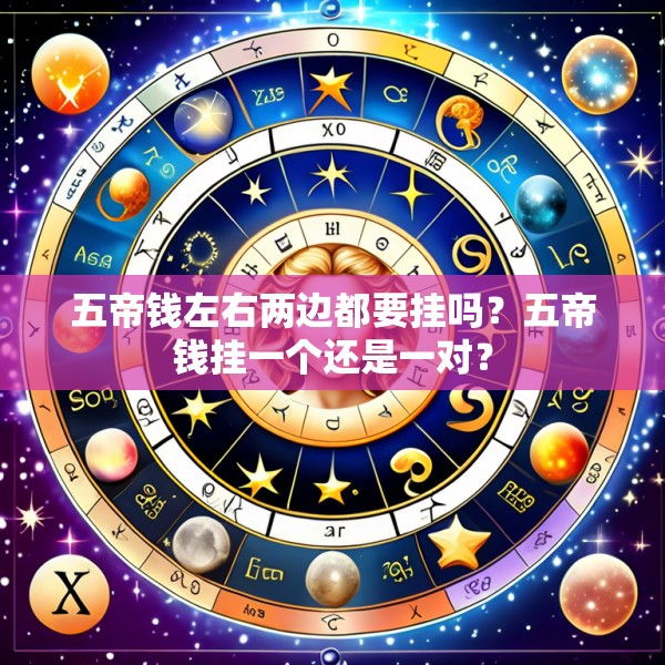 五帝钱左右两边都要挂吗？五帝钱挂一个还是一对？