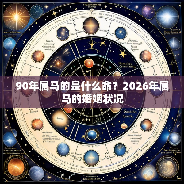 90年属马的是什么命?2026年属马的婚姻状况