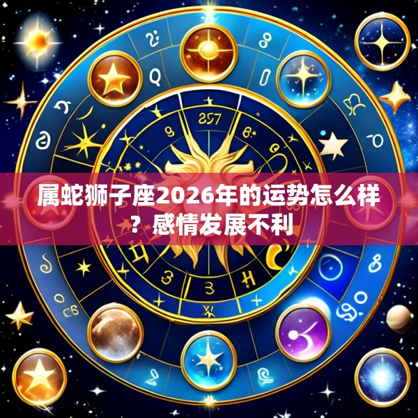 属蛇狮子座2026年的运势怎么样？感情发展不利