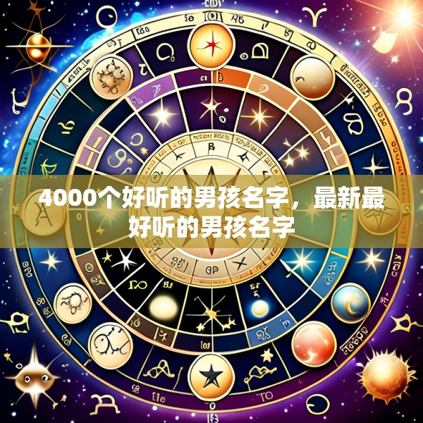4000个好听的男孩名字，最新最好听的男孩名字
