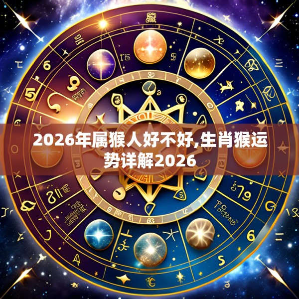 2026年属猴人好不好,生肖猴运势详解2026