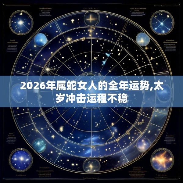 2026年属蛇女人的全年运势,太岁冲击运程不稳