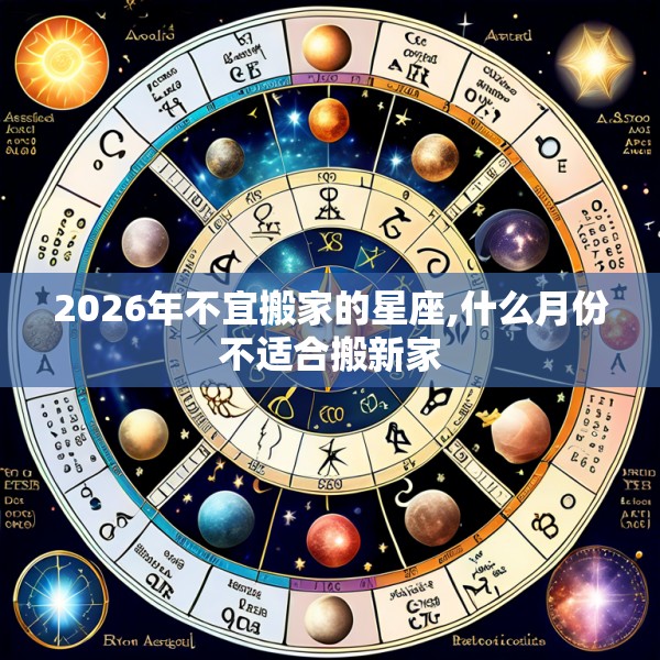 2026年不宜搬家的星座,什么月份不适合搬新家