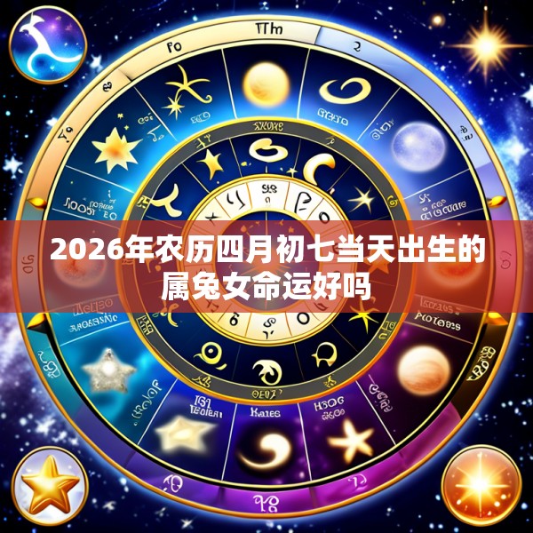 2026年农历四月初七当天出生的属兔女命运好吗