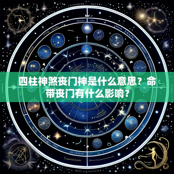 四柱神煞丧门神是什么意思？命带丧门有什么影响？