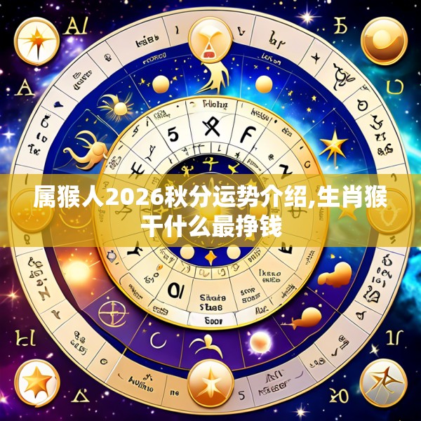 属猴人2026秋分运势介绍,生肖猴干什么最挣钱