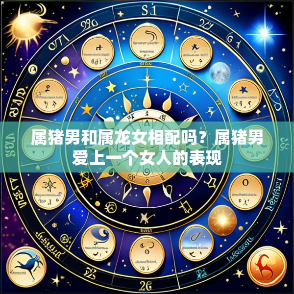 属猪男和属龙女相配吗？属猪男爱上一个女人的表现