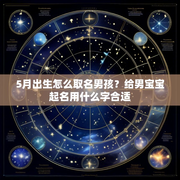 5月出生怎么取名男孩?给男宝宝起名用什么字合适