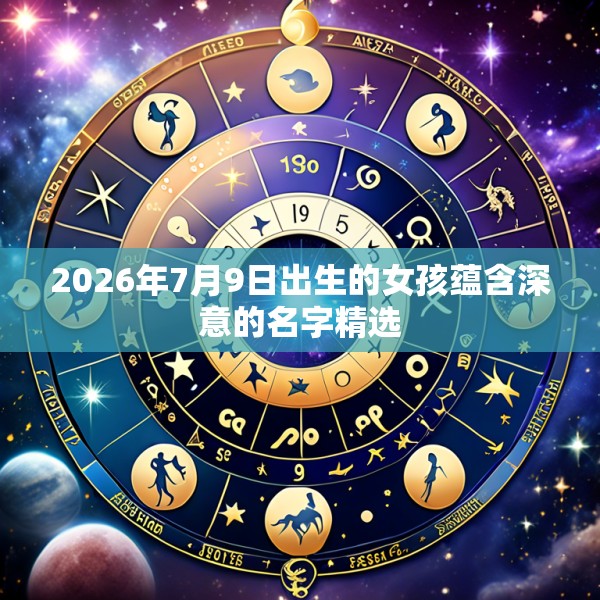 2026年7月9日出生的女孩蕴含深意的名字精选