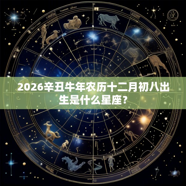 2026辛丑牛年农历十二月初八出生是什么星座？