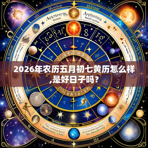 2026年农历五月初七黄历怎么样,是好日子吗？