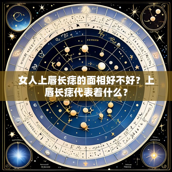 女人上唇长痣的面相好不好？上唇长痣代表着什么？