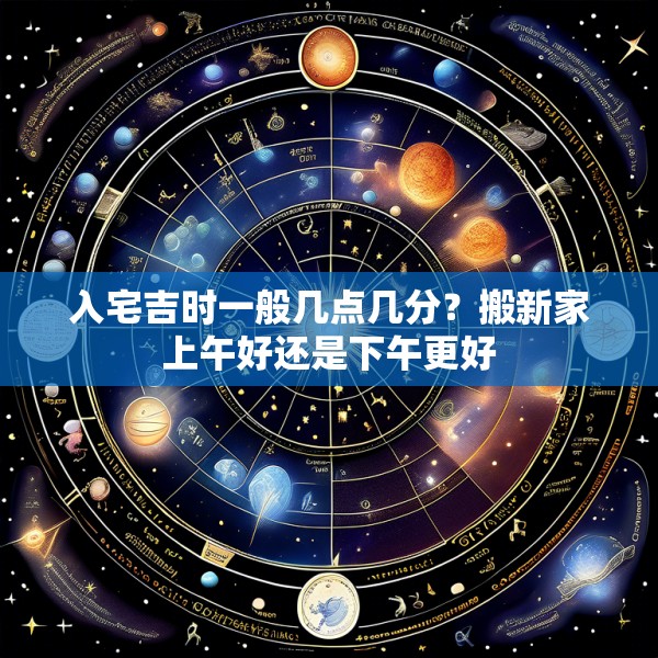 入宅吉时一般几点几分？搬新家上午好还是下午更好