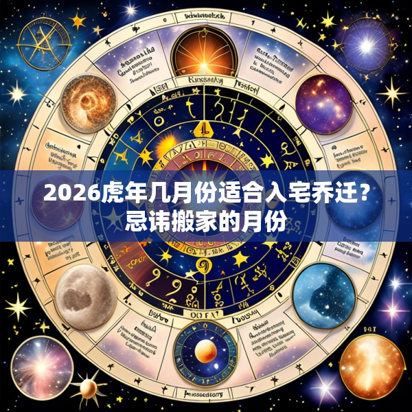 2026虎年几月份适合入宅乔迁?忌讳搬家的月份