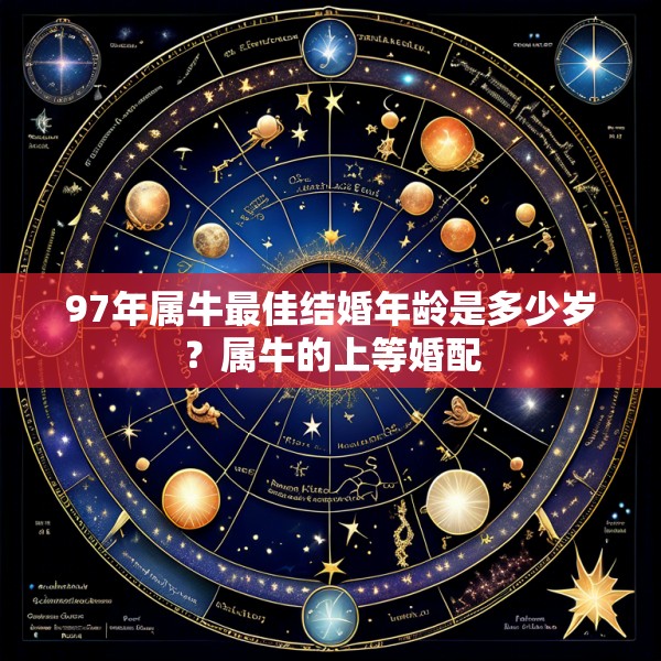 97年属牛最佳结婚年龄是多少岁?属牛的上等婚配