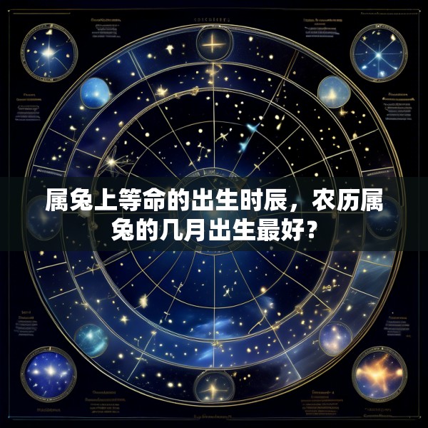 属兔上等命的出生时辰，农历属兔的几月出生最好？