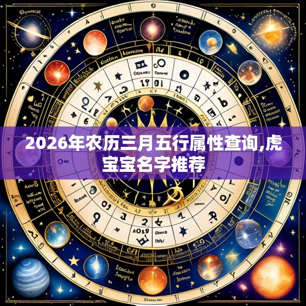 2026年农历三月五行属性查询,虎宝宝名字推荐