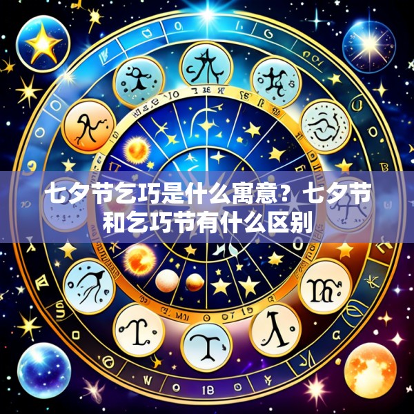 七夕节乞巧是什么寓意？七夕节和乞巧节有什么区别