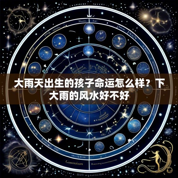 大雨天出生的孩子命运怎么样？下大雨的风水好不好