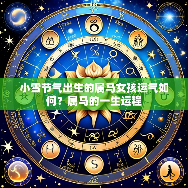 小雪节气出生的属马女孩运气如何？属马的一生运程